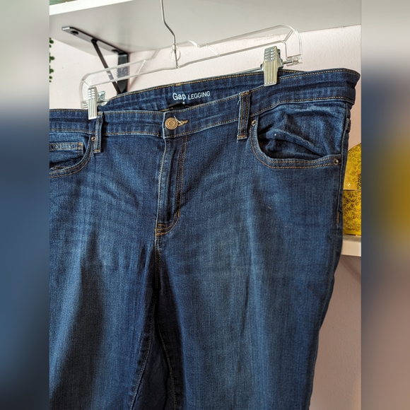 GAP high waisted blue Jeggings - Picture 2 of 5